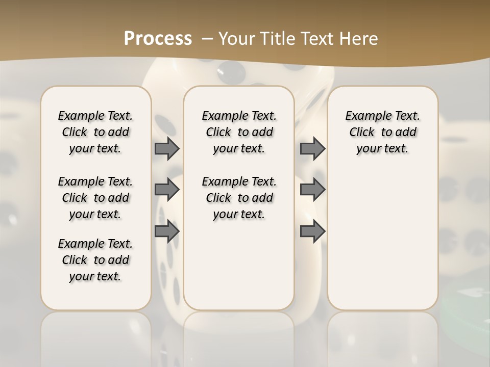 Wager Flush Blue PowerPoint Template