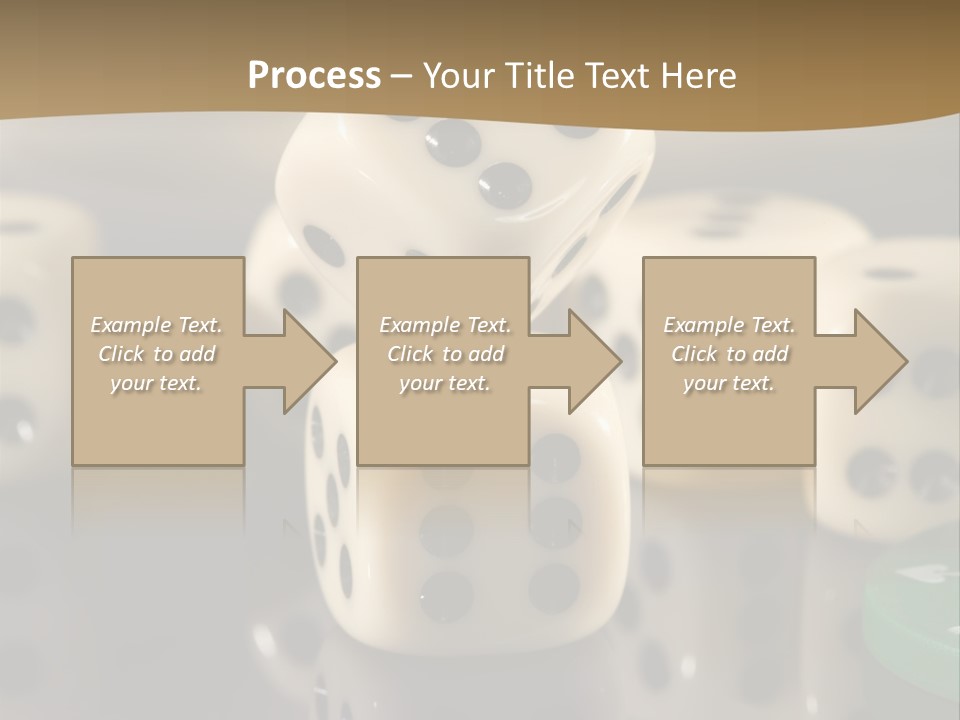 Wager Flush Blue PowerPoint Template