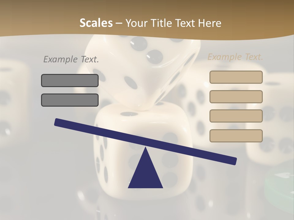 Wager Flush Blue PowerPoint Template