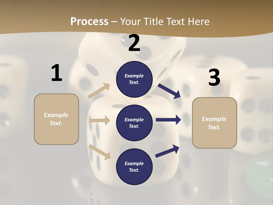 Wager Flush Blue PowerPoint Template