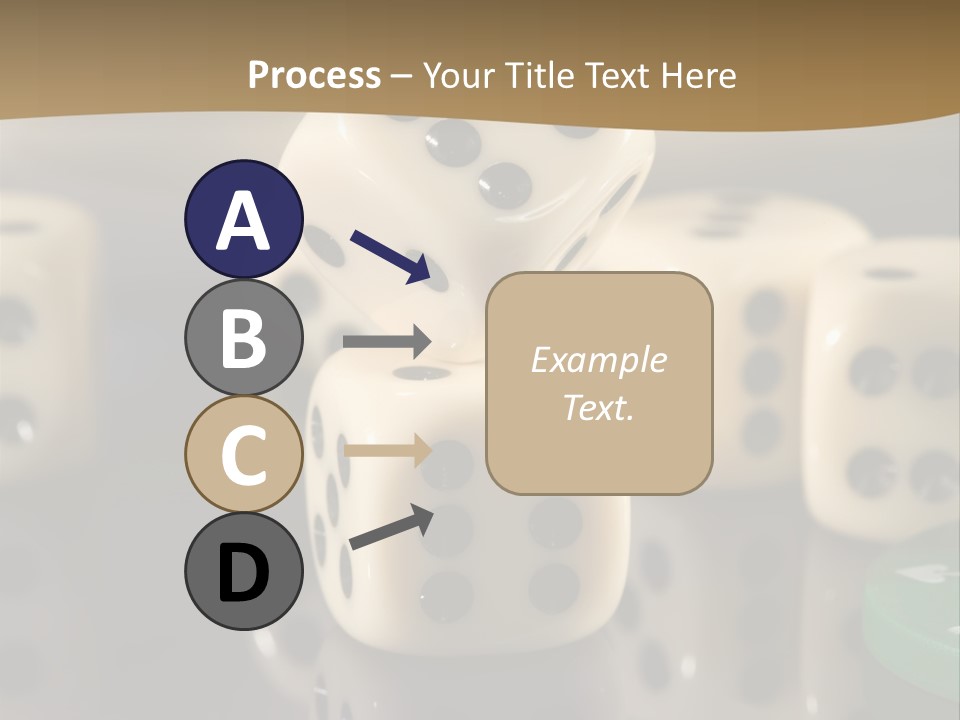 Wager Flush Blue PowerPoint Template