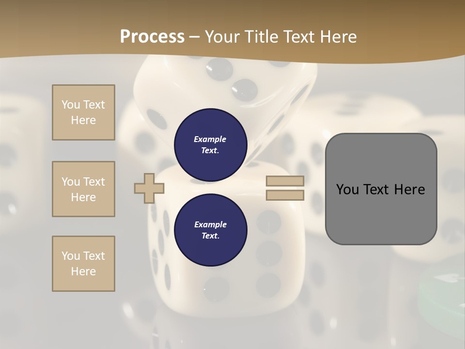Wager Flush Blue PowerPoint Template