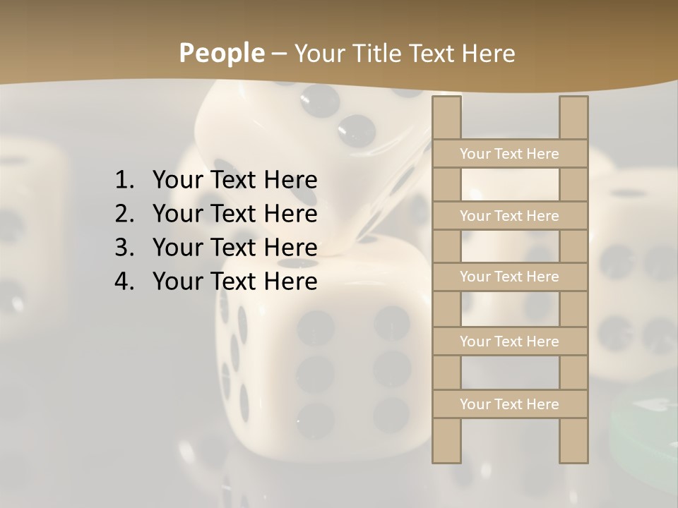 Wager Flush Blue PowerPoint Template