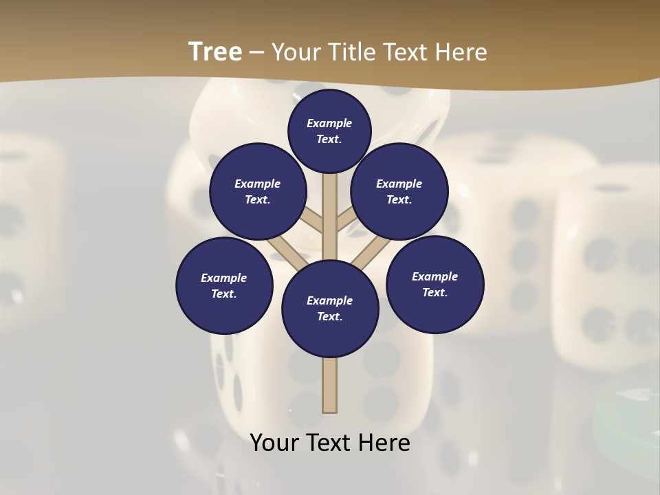 Wager Flush Blue PowerPoint Template