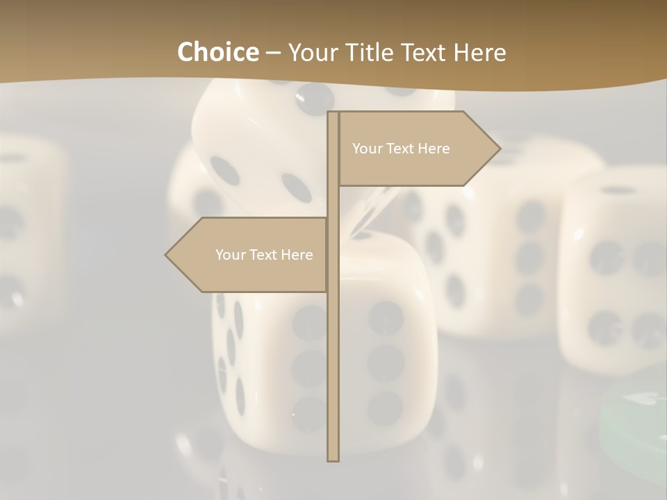 Wager Flush Blue PowerPoint Template