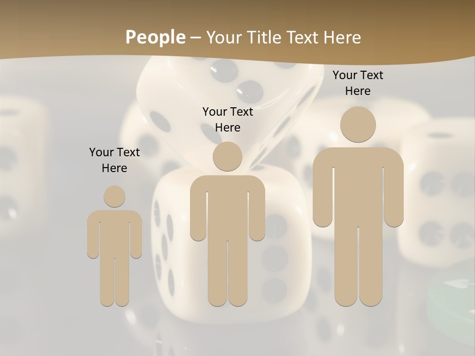 Wager Flush Blue PowerPoint Template