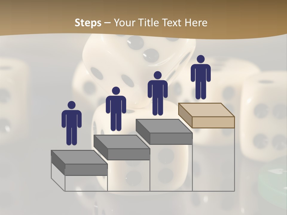 Wager Flush Blue PowerPoint Template