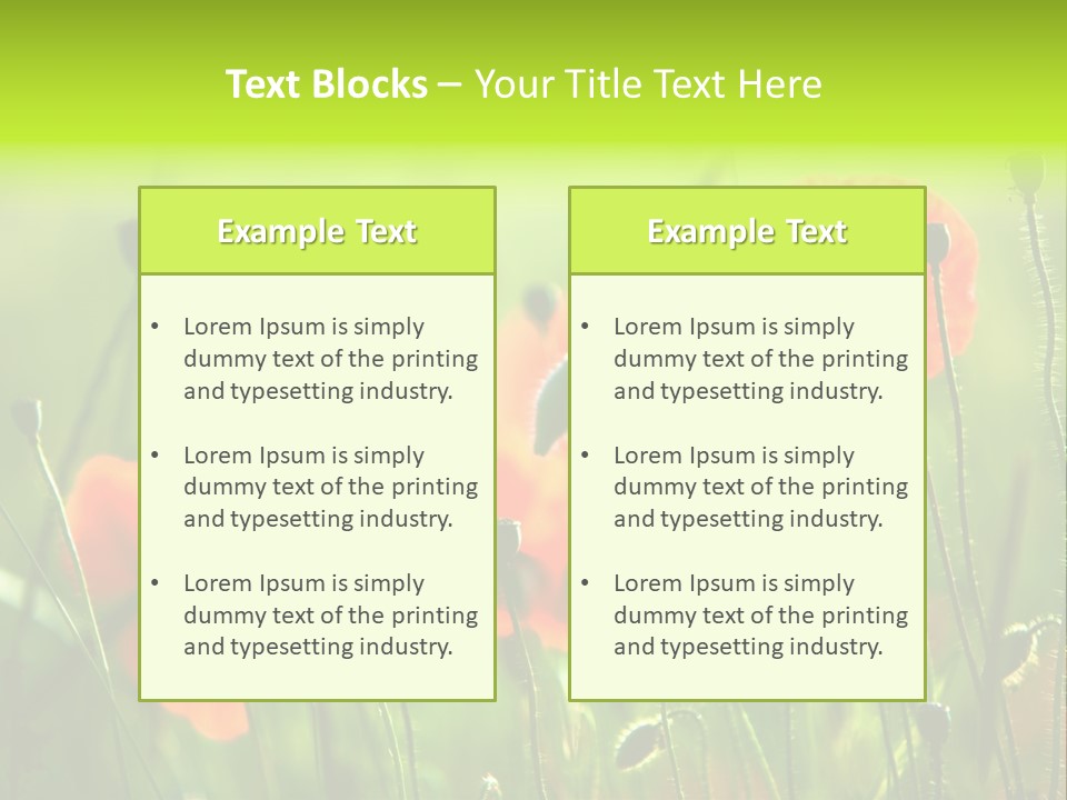Sunny French Dordogne PowerPoint Template