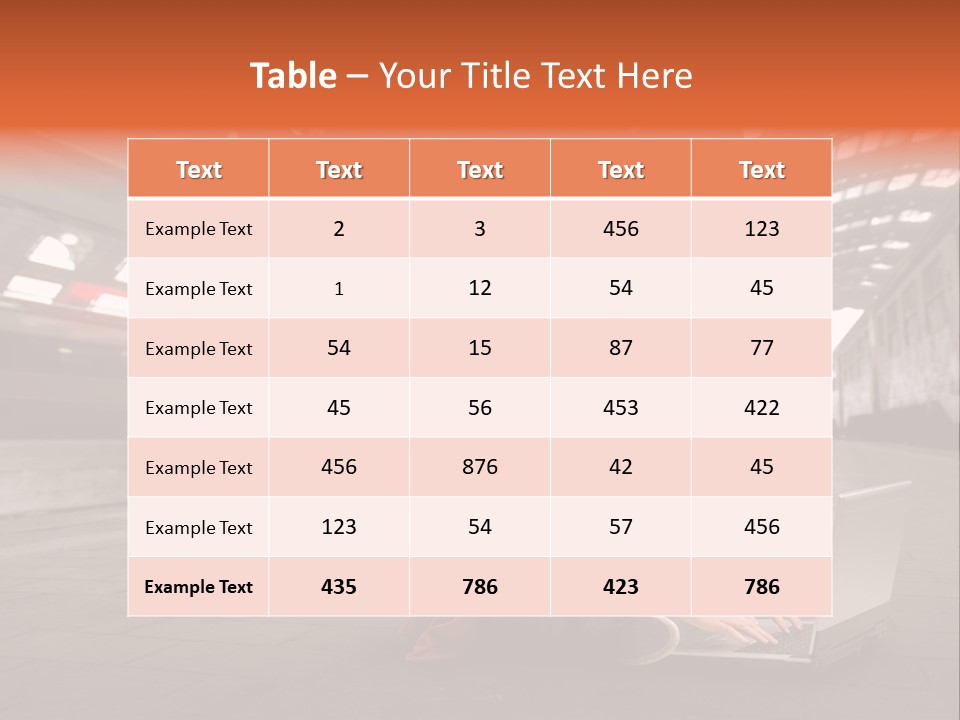 Caucasian Railway Listen PowerPoint Template