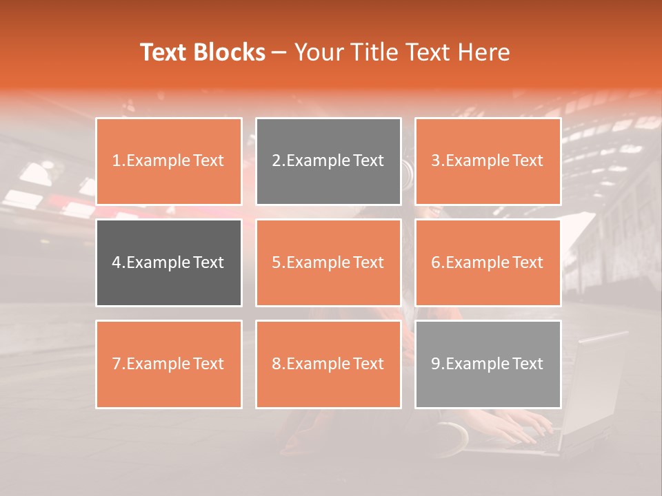 Caucasian Railway Listen PowerPoint Template