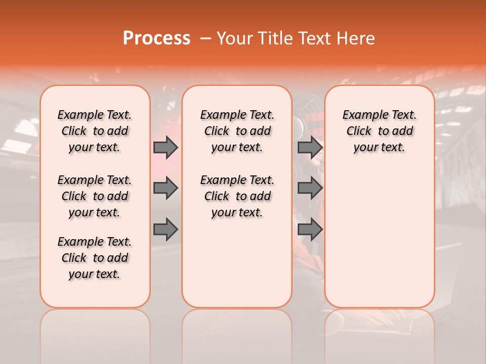 Caucasian Railway Listen PowerPoint Template
