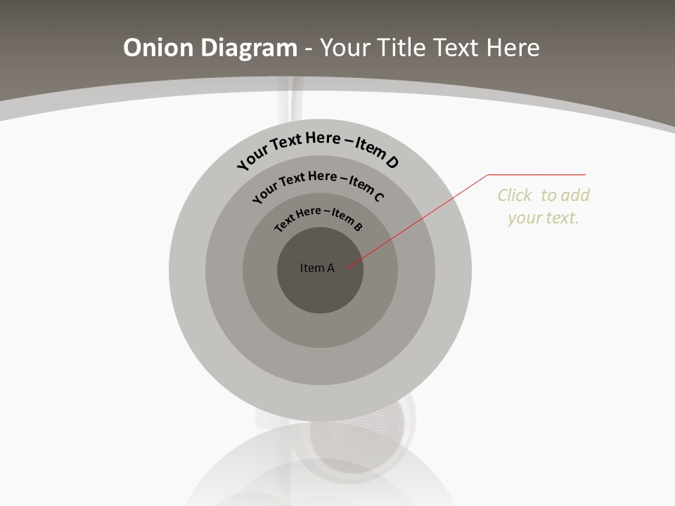 Music Isolated Cable PowerPoint Template