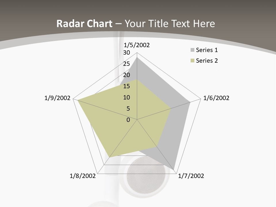 Music Isolated Cable PowerPoint Template
