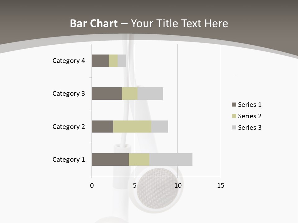Music Isolated Cable PowerPoint Template