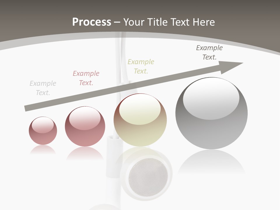 Music Isolated Cable PowerPoint Template