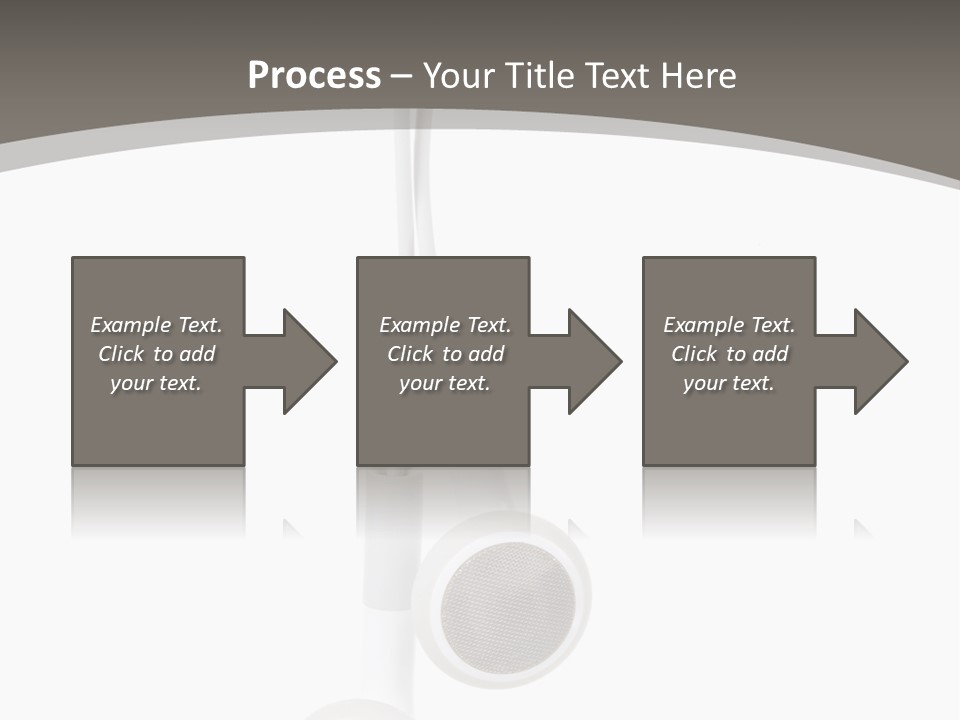 Music Isolated Cable PowerPoint Template