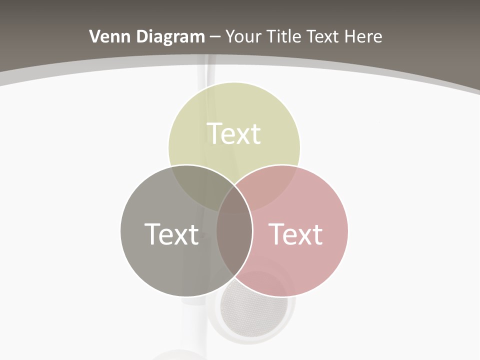 Music Isolated Cable PowerPoint Template