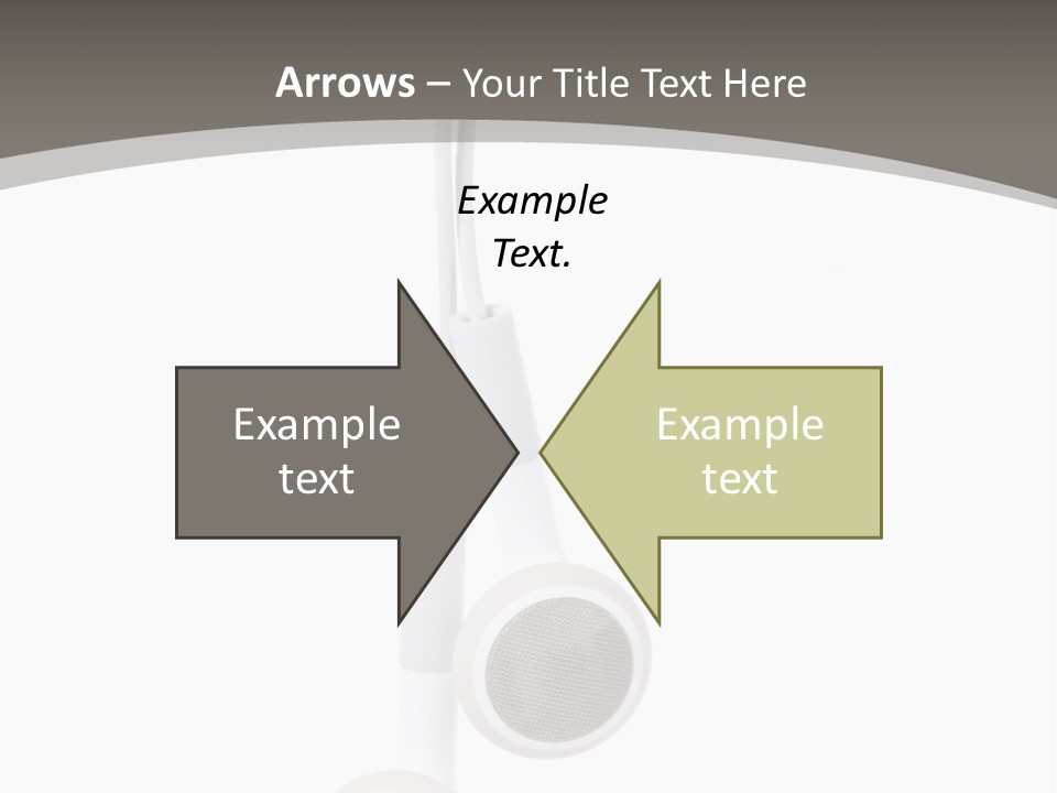 Music Isolated Cable PowerPoint Template