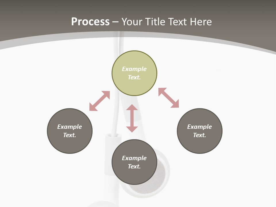 Music Isolated Cable PowerPoint Template