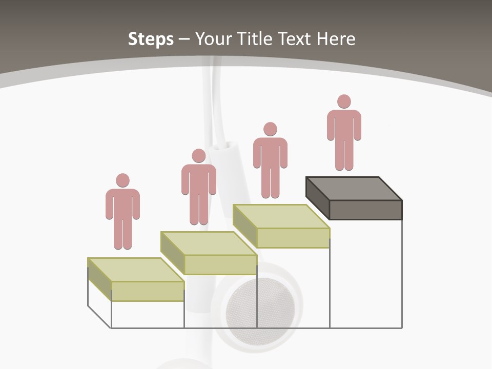 Music Isolated Cable PowerPoint Template