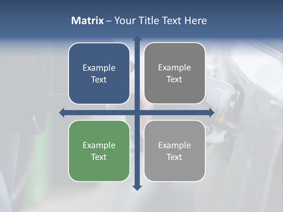 High Auto Sign PowerPoint Template