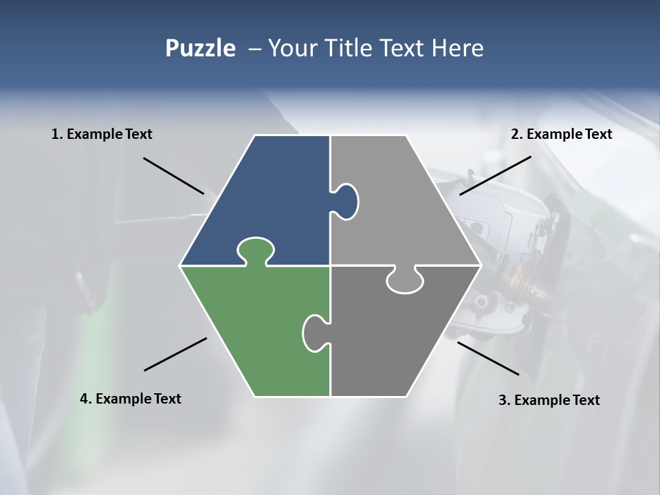 High Auto Sign PowerPoint Template