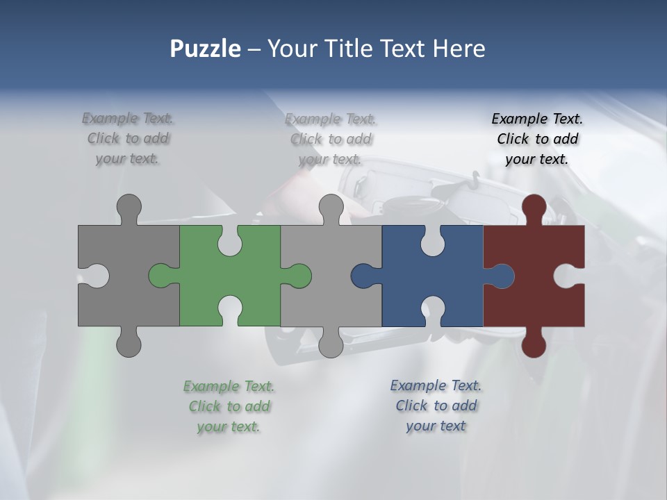 High Auto Sign PowerPoint Template