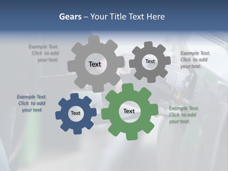 High Auto Sign PowerPoint Template