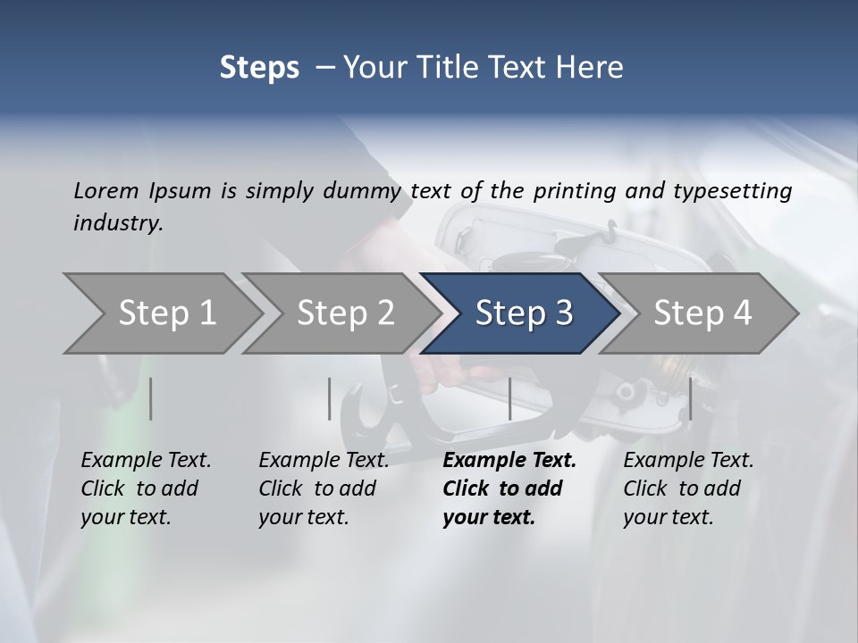 High Auto Sign PowerPoint Template