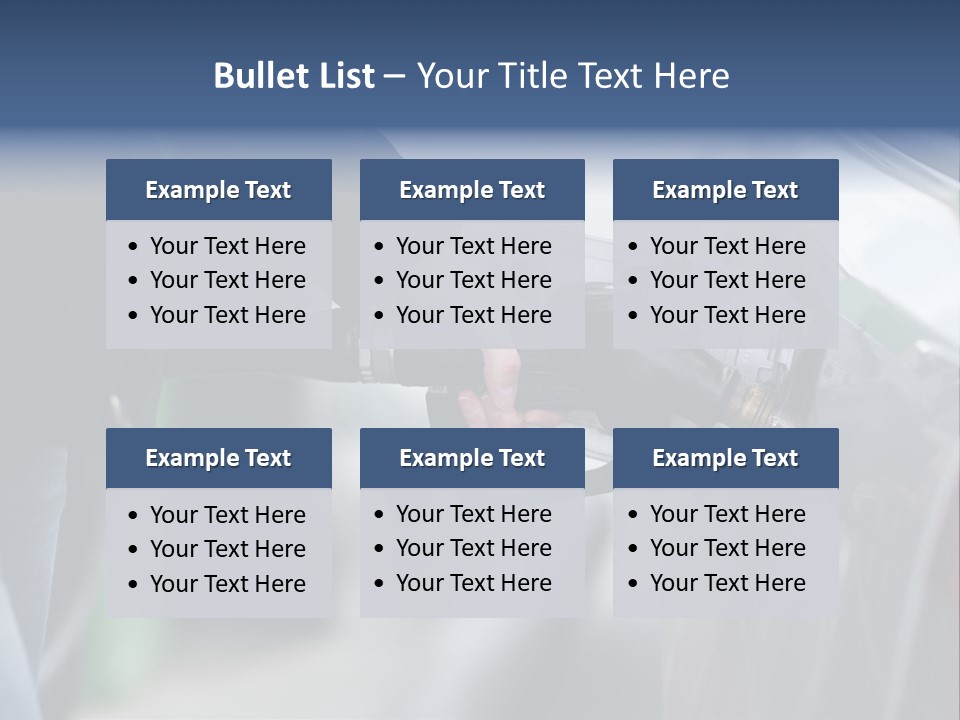High Auto Sign PowerPoint Template