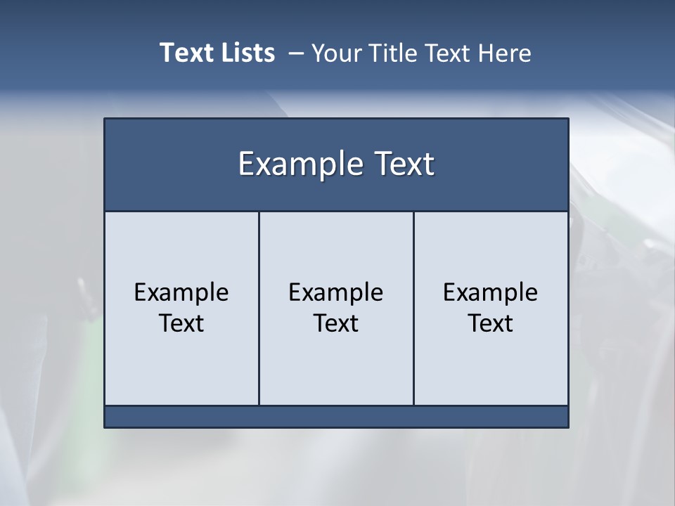 High Auto Sign PowerPoint Template