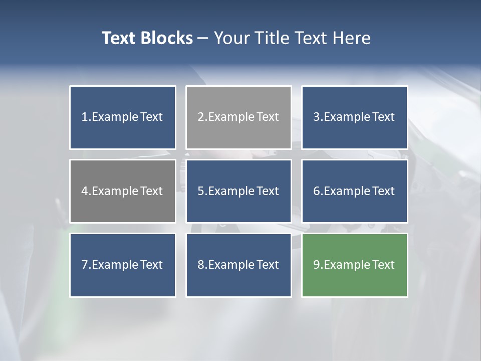 High Auto Sign PowerPoint Template