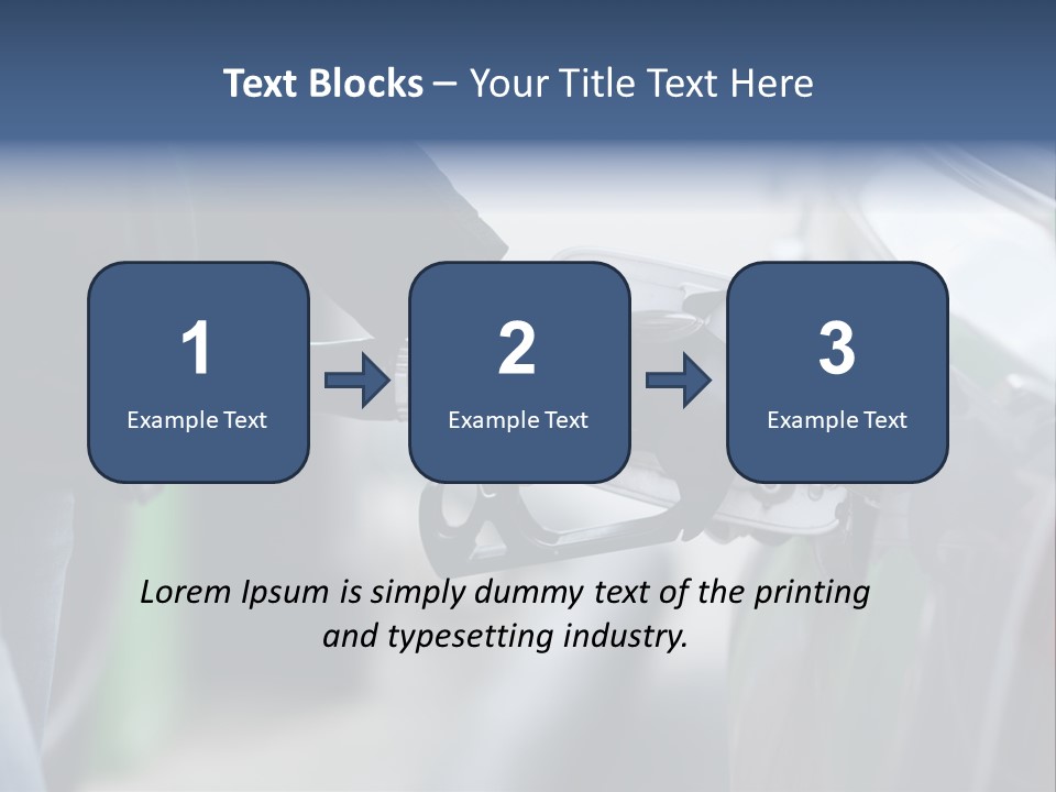 High Auto Sign PowerPoint Template