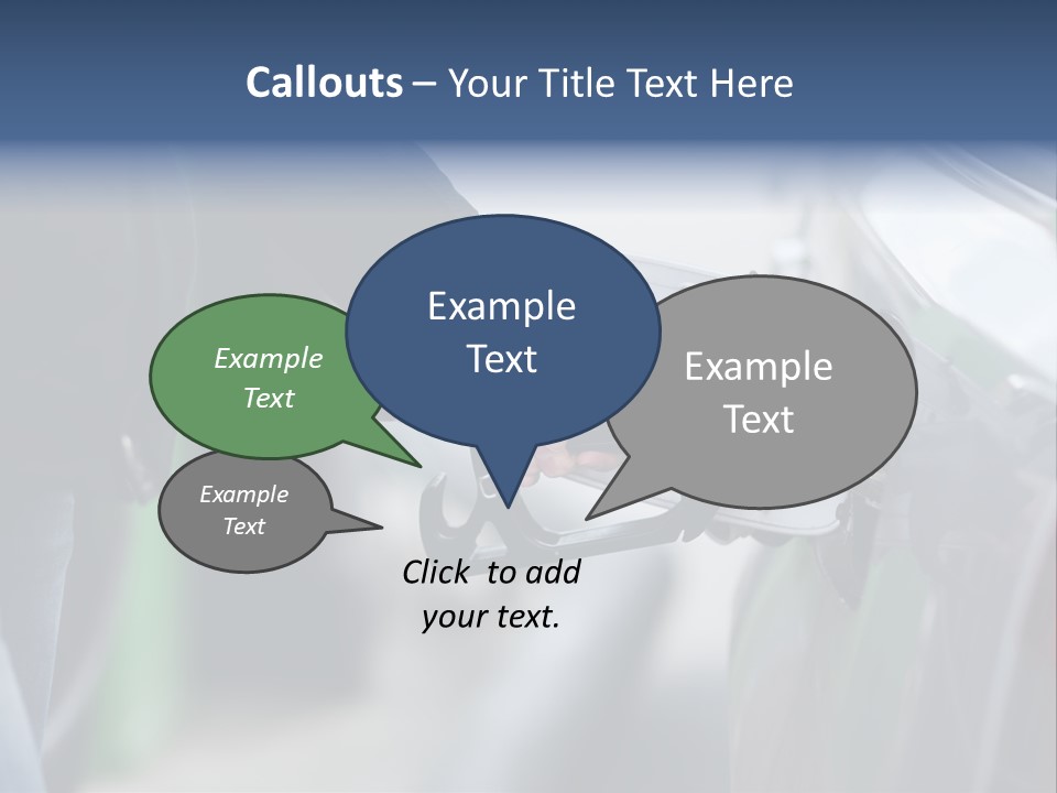 High Auto Sign PowerPoint Template
