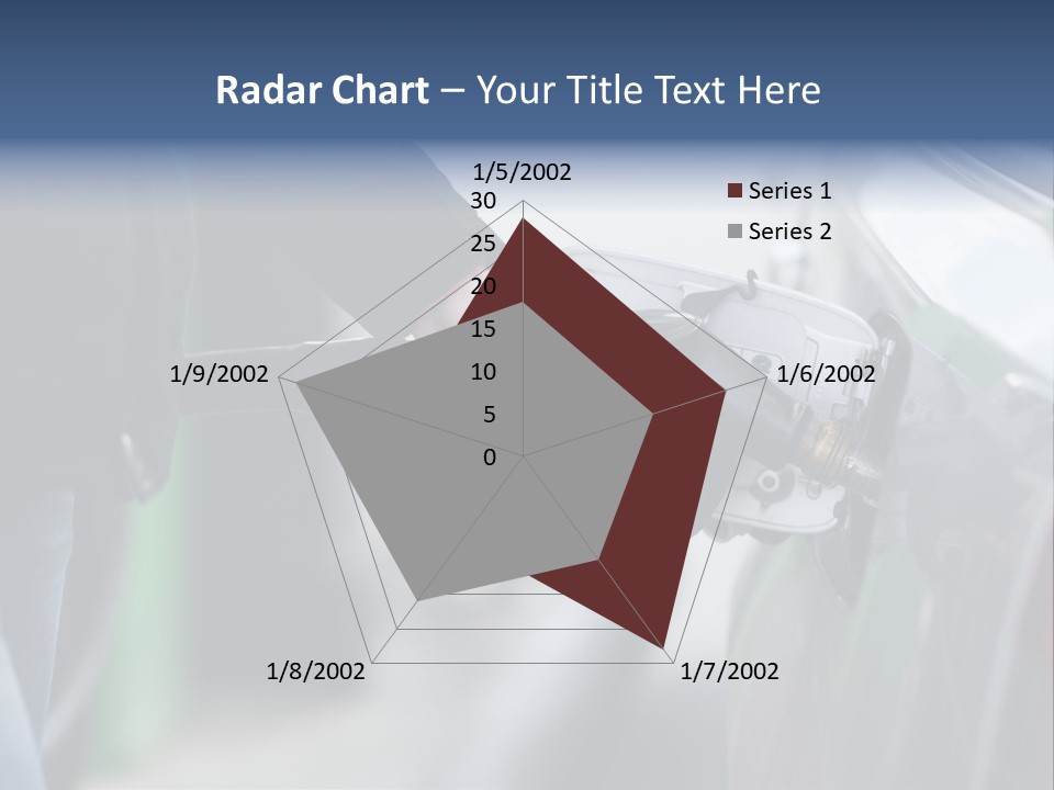 High Auto Sign PowerPoint Template
