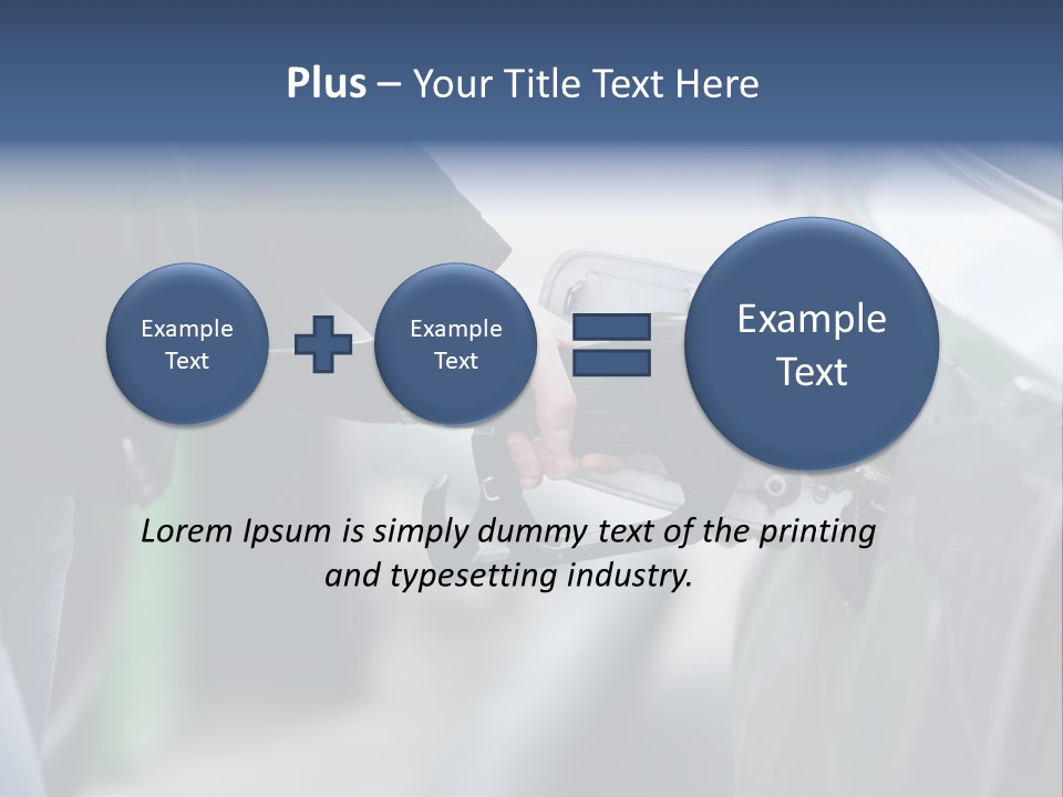 High Auto Sign PowerPoint Template