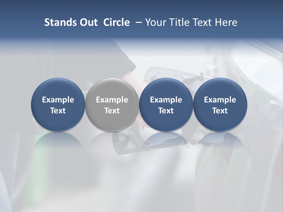 High Auto Sign PowerPoint Template