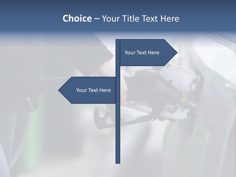 High Auto Sign PowerPoint Template