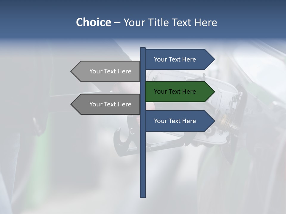 High Auto Sign PowerPoint Template