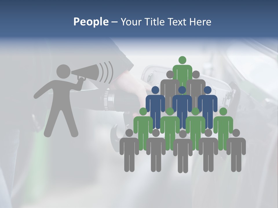 High Auto Sign PowerPoint Template