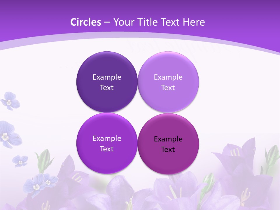Copy Bell Floral PowerPoint Template
