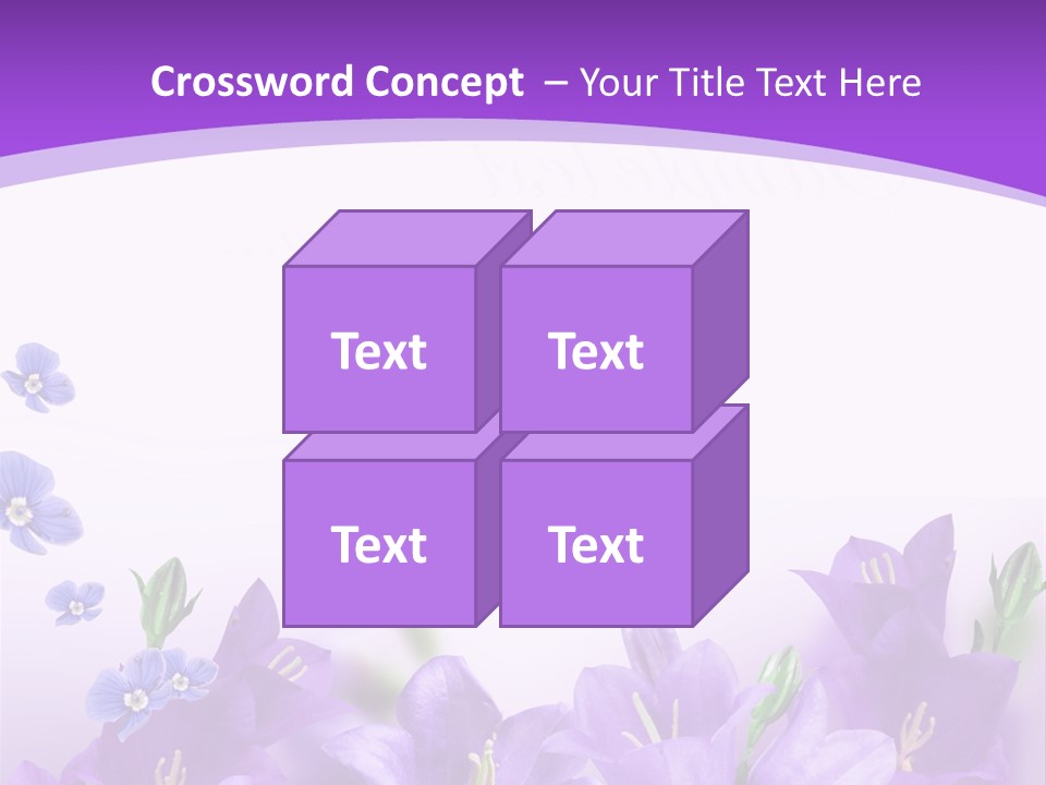 Copy Bell Floral PowerPoint Template