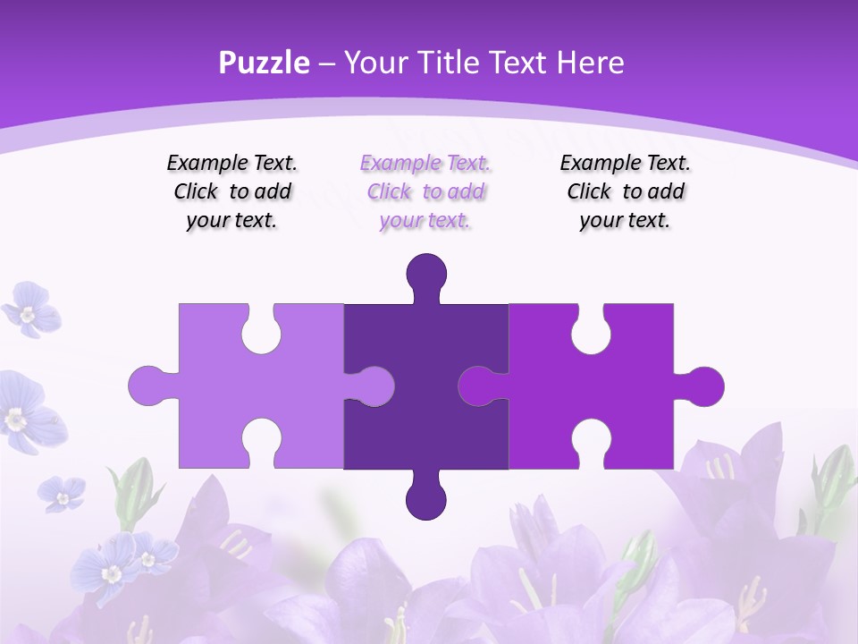 Copy Bell Floral PowerPoint Template