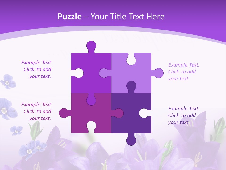 Copy Bell Floral PowerPoint Template