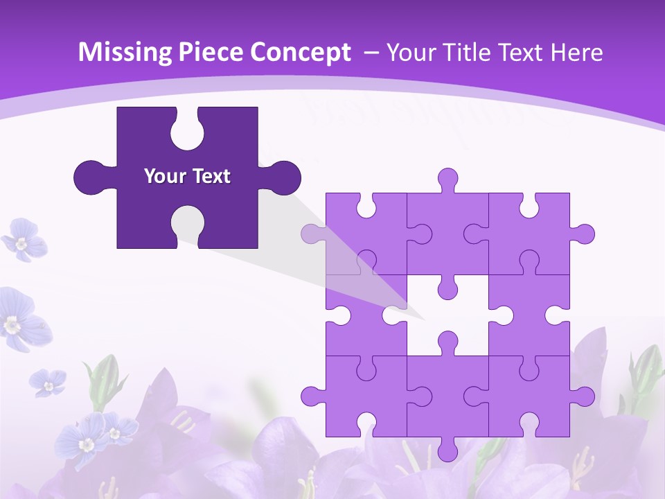 Copy Bell Floral PowerPoint Template