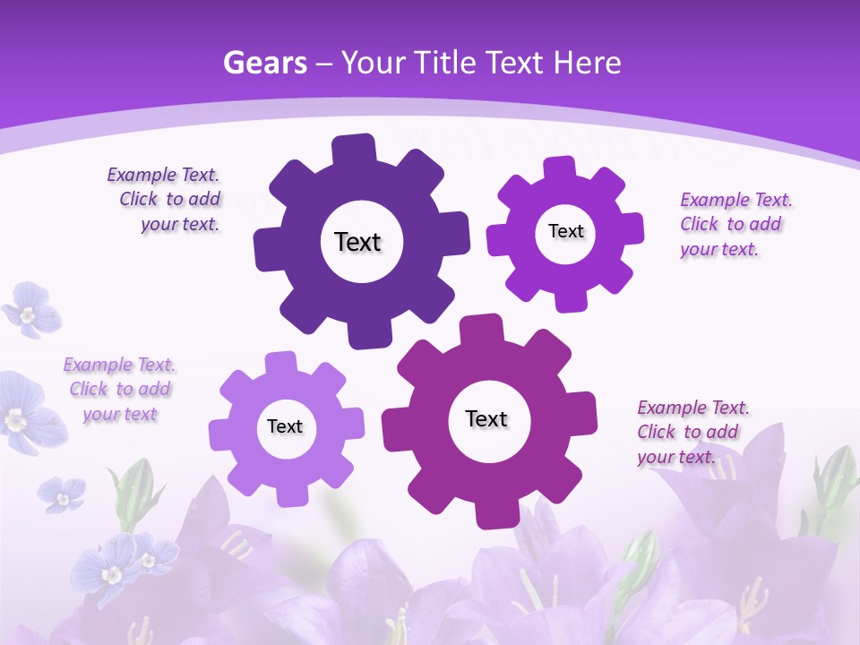Copy Bell Floral PowerPoint Template