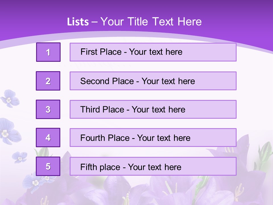 Copy Bell Floral PowerPoint Template
