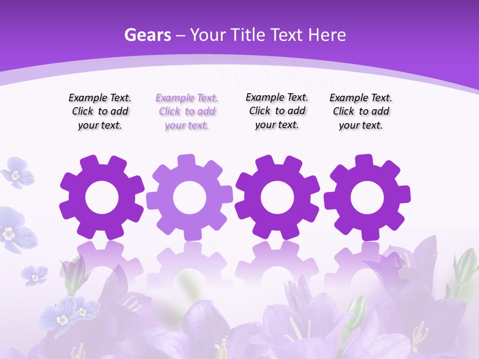 Copy Bell Floral PowerPoint Template