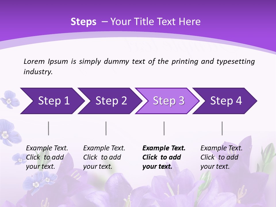 Copy Bell Floral PowerPoint Template