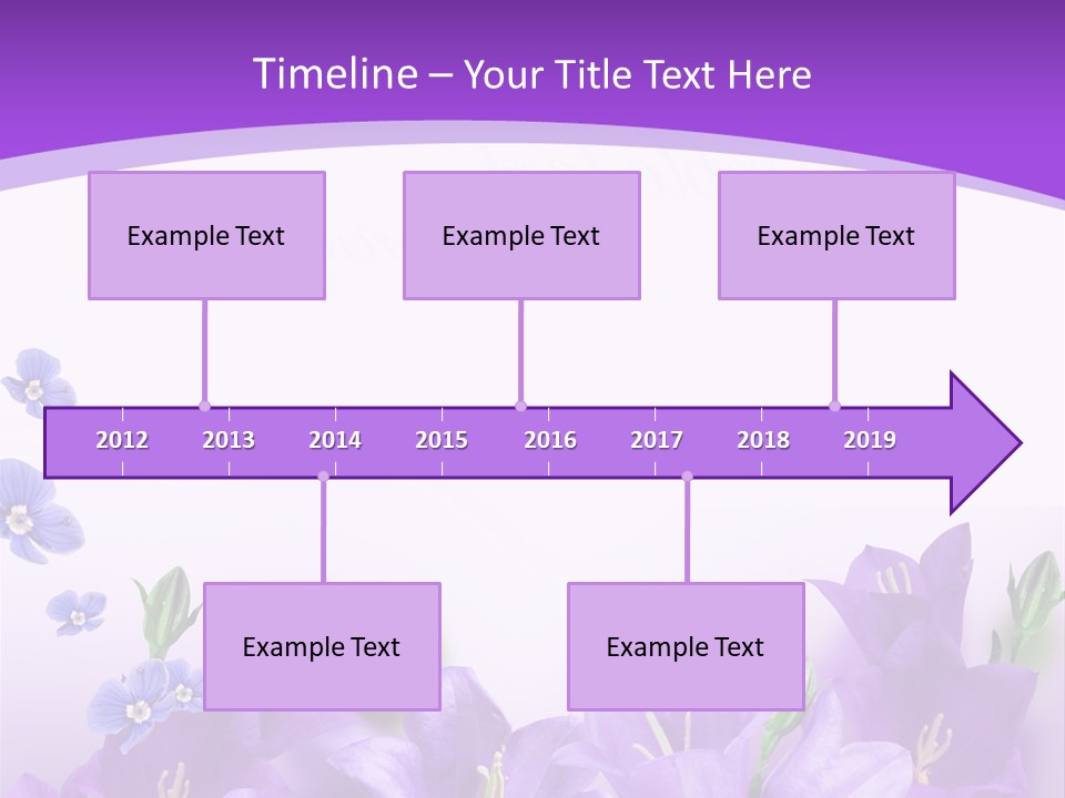 Copy Bell Floral PowerPoint Template